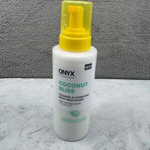 Onyx Professional Coconut Bliss Body Wash Shake 16.2oz White New Niacinamide Oil